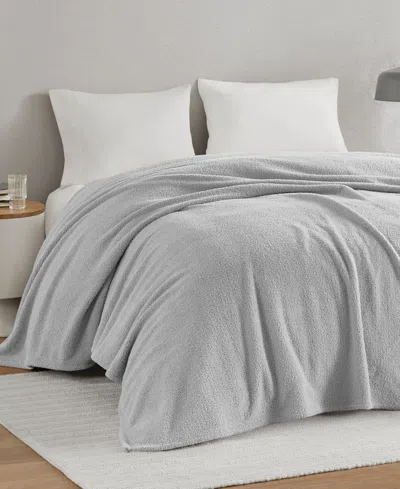 Premier Comfort Feathersoft Lightweight Knit Blanket, Twin In Grey