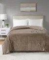 Premier Comfort Luxury Plush Heated Blanket, Full, Exclusively At Macy's In Brown