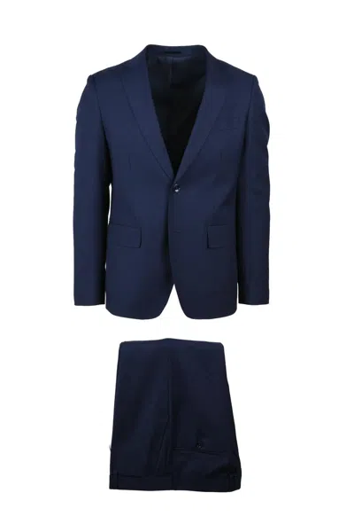Premier Homme Men's Suit Polyester Viscose - Indigo In Blue