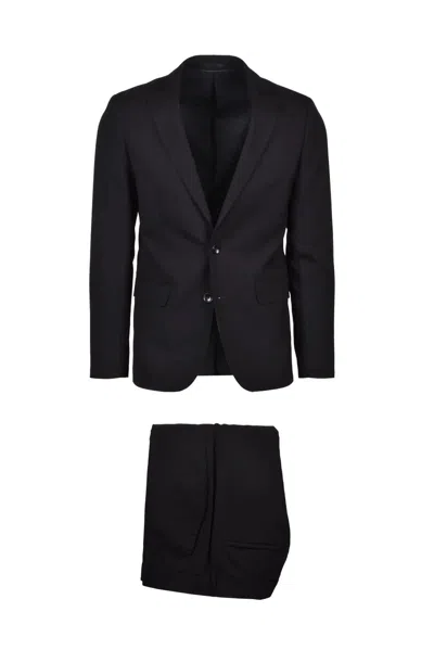 Premier Homme Suit Rounded Jacket - Black