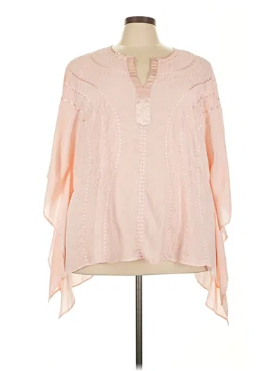 Pre-owned Premise 3/4 Sleeve Blouse In Pink