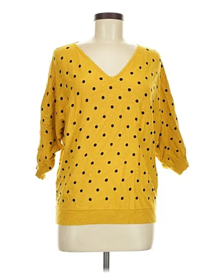 Pre-owned Premise 3/4 Sleeve T-shirt In Yellow