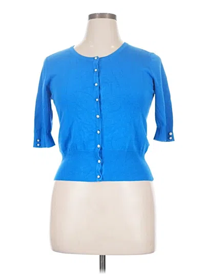 Pre-owned Premise Cardigan Sweater In Blue