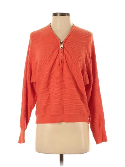 Pre-owned Premise Cardigan Sweater In Orange