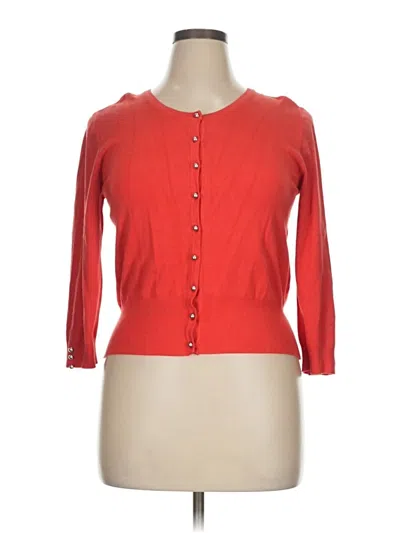 Pre-owned Premise Cardigan Sweater In Red