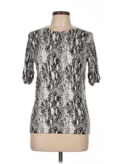 Pre-owned Premise Cardigan Sweater In Silver