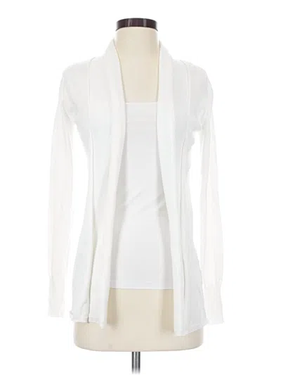 Pre-owned Premise Cardigan Sweater In White