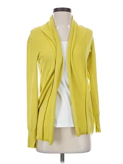 Pre-owned Premise Cardigan Sweater In Yellow