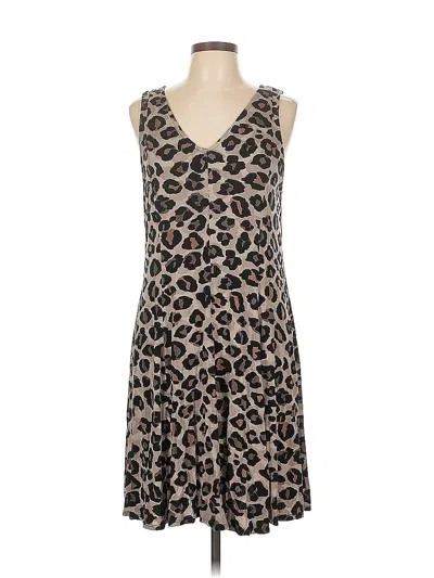 Pre-owned Premise Casual Dress In Brown