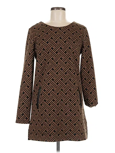 Pre-owned Premise Casual Dress In Brown