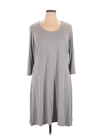 Pre-owned Premise Casual Dress In Gray