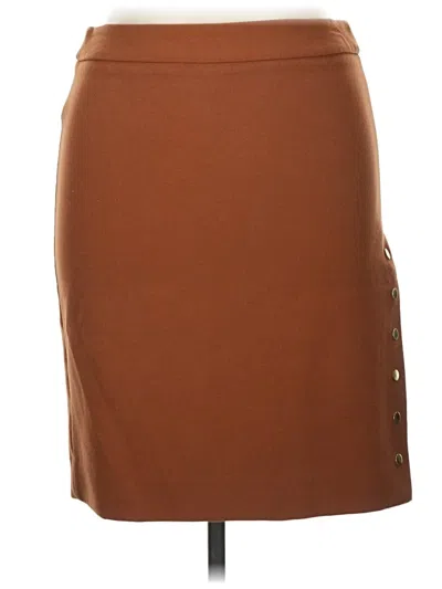 Pre-owned Premise Casual Skirt In Brown