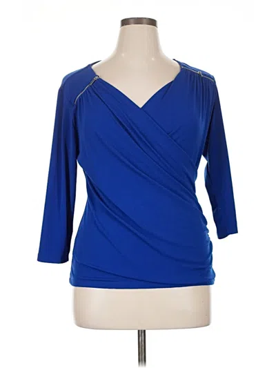 Pre-owned Premise Cocktail Dress In Blue
