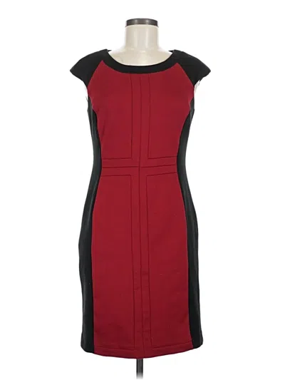 Pre-owned Premise Cocktail Dress In Burgundy