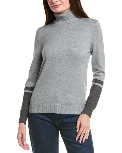 Premise Color Blocked Sweater In Gray
