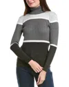 Premise Color Blocked Sweater In Gray