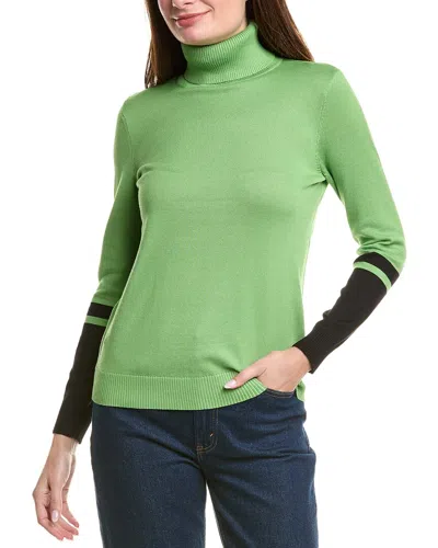 Premise Color Blocked Sweater In Green