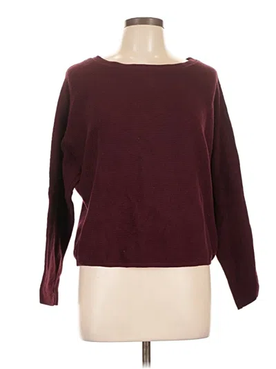 Pre-owned Premise Pullover Sweater In Burgundy