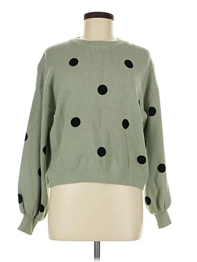 Pre-owned Premise Pullover Sweater In Green