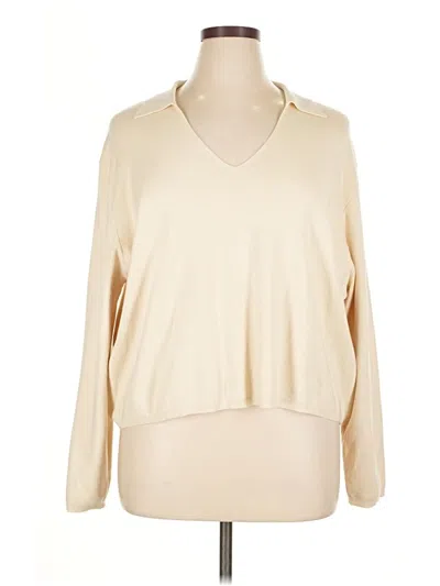 Pre-owned Premise Pullover Sweater In White