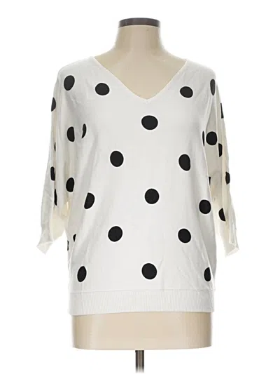 Pre-owned Premise Pullover Sweater In White
