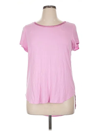 Pre-owned Premise Short Sleeve Top Pink Crew Neck Tops