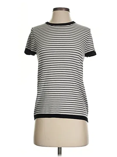 Pre-owned Premise Short Sleeve Turtleneck In Ivory