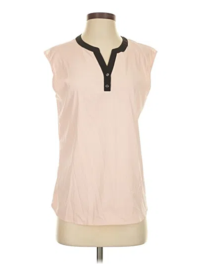 Pre-owned Premise Sleeveless Blouse In Brown
