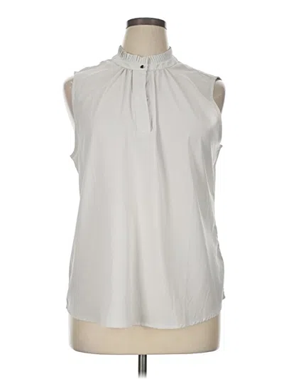Pre-owned Premise Sleeveless Blouse In Ivory