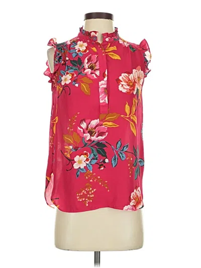 Pre-owned Premise Sleeveless Blouse In Pink
