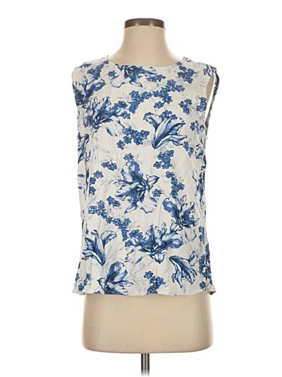 Pre-owned Premise Sleeveless Blouse In White