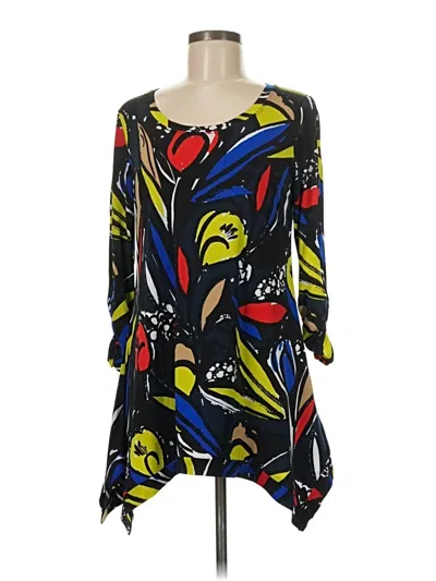 Pre-owned Premise Studio 3/4 Sleeve Blouse In Black