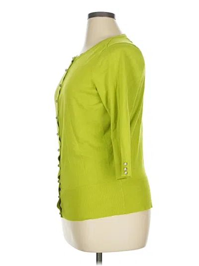 Pre-owned Premise Studio Cardigan Sweater In Green