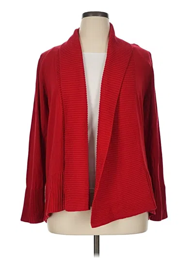 Pre-owned Premise Studio Cardigan Sweater In Red