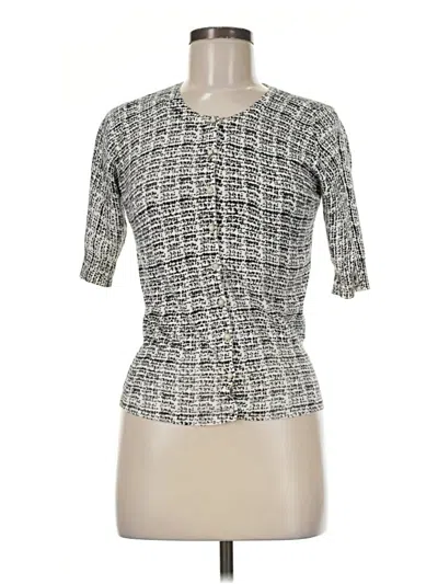 Pre-owned Premise Studio Cardigan Sweater In Silver