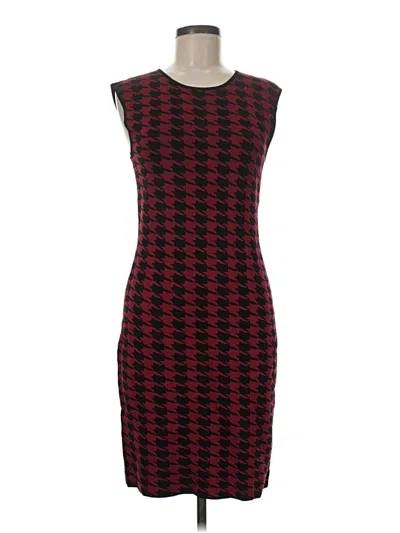 Pre-owned Premise Studio Casual Dress In Burgundy