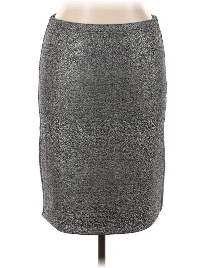 Pre-owned Premise Studio Formal Skirt In Silver