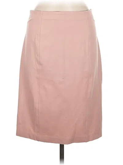 Pre-owned Premise Studio Formal Skirt In Tan