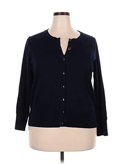 Pre-owned Premise Studio Long Sleeve Blouse In Blue