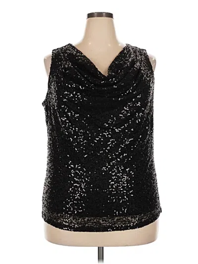 Pre-owned Premise Studio Sleeveless Blouse In Black