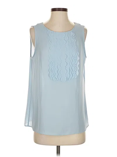 Pre-owned Premise Studio Sleeveless Blouse In Blue