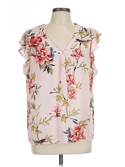 Pre-owned Premise Studio Sleeveless Blouse In Pink