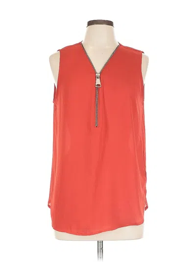 Pre-owned Premise Studio Sleeveless Blouse In Red