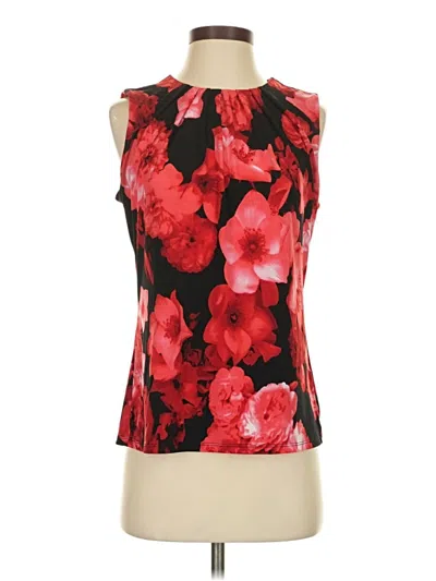 Pre-owned Premise Studio Sleeveless Blouse In Red