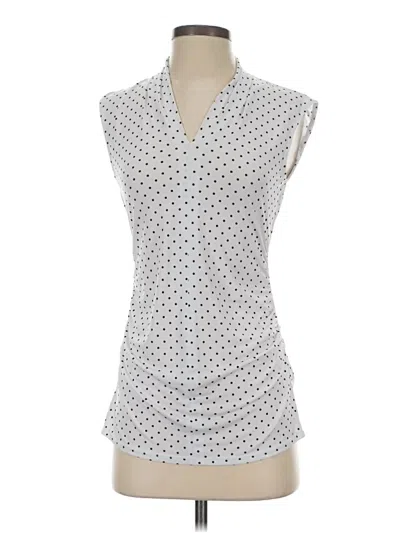 Pre-owned Premise Studio Sleeveless Blouse In White
