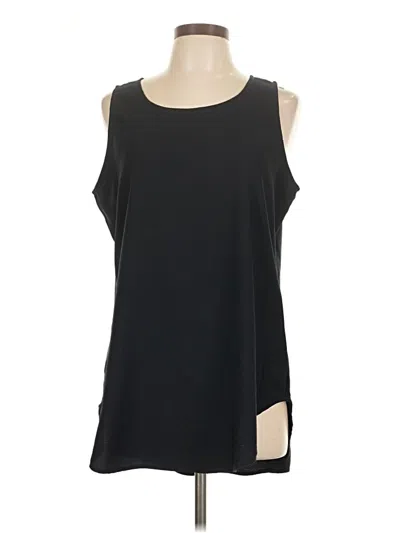 Pre-owned Premise Studio Sleeveless Top Black One Shoulder Neckline Tops