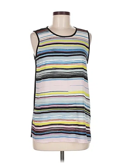 Pre-owned Premise Studio Sleeveless Top Silver Scoop Neck Tops