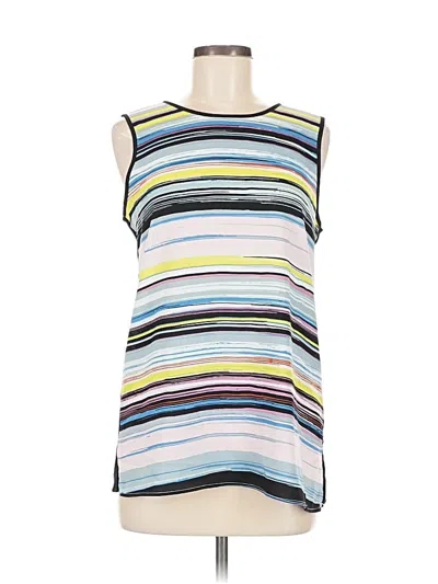 Pre-owned Premise Studio Sleeveless Top White Boatneck Tops