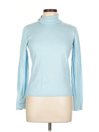Pre-owned Premise Studio Turtleneck Sweater In Blue