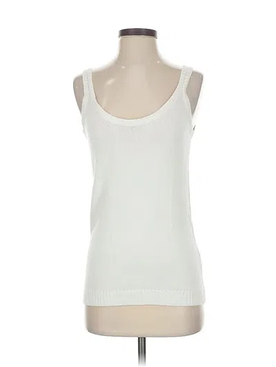 Pre-owned Premise Tank Top Ivory Strapless Neckline Tops In White